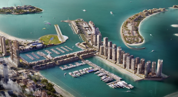 Image forDubai Harbour Marina has welcomed their first boats