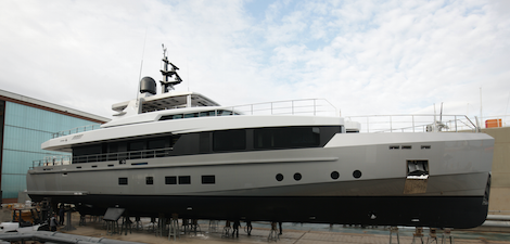 Image for article Admiral launches third yacht of the year