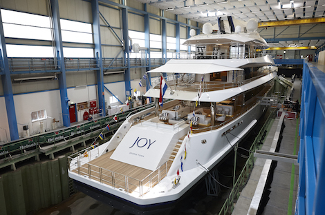 Image for article Feadship launches 70m 'Joy'