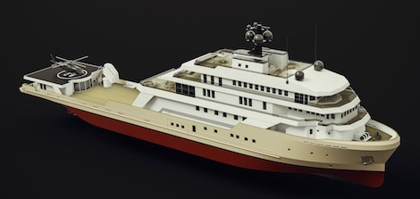 Image for article 91m superyacht conversion update