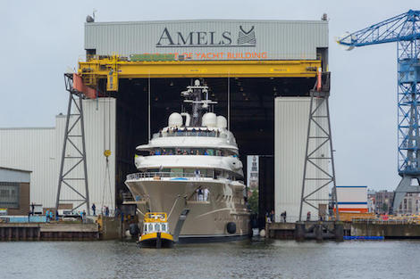 Image for article Amels launches 83m flagship M/Y 'Here Comes the Sun'