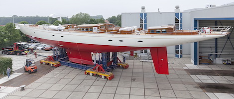 Image for article Huisfit completes the refit of 'Adèle'