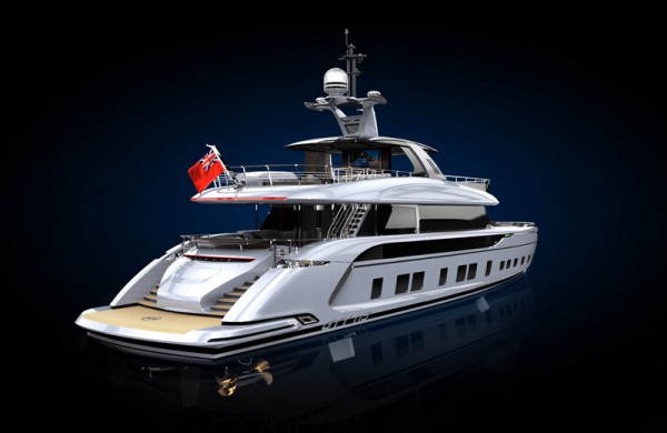 Image for article Dynamiq superyacht with Porsche DNA in build