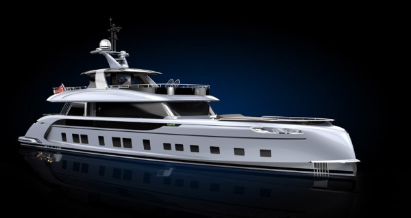 Image for article Dynamiq superyacht with Porsche DNA in build