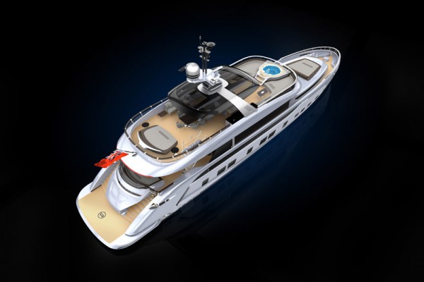 Image for article Dynamiq superyacht with Porsche DNA in build