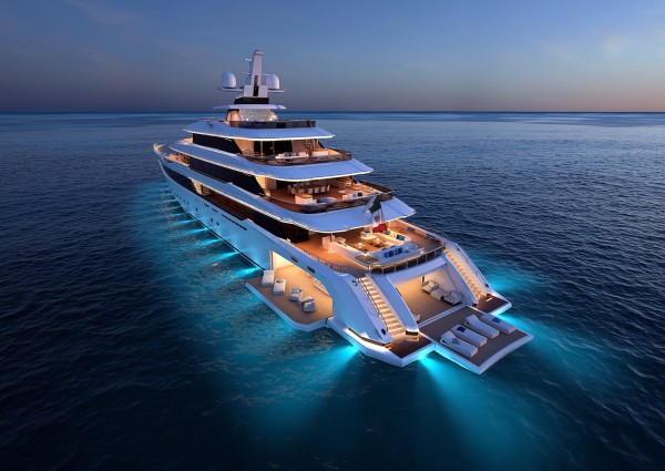 Image for article Columbus Yachts unveils 80m hexa-deck superyacht