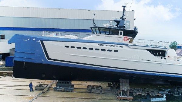Image for article Damen launches 55m ‘New Frontiers’