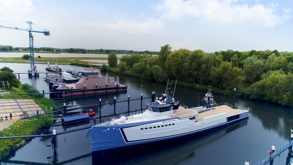 Image for article Damen launches 55m ‘New Frontiers’