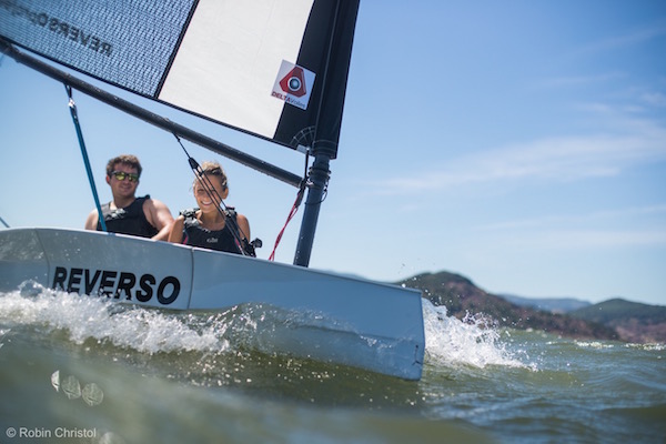 Image for article Reverso's compact sailing dinghy