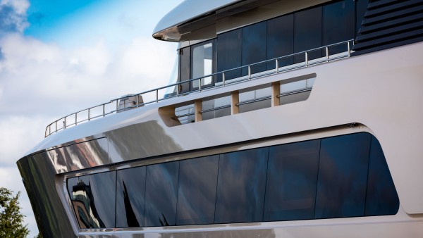 Image for article A glimpse of Feadship's hull #696