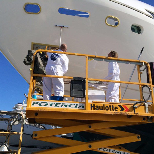 Image for article Prolong the life of your superyacht paint