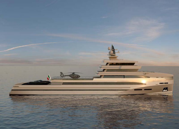 Image for article 85m expedition concept by Rosetti Superyachts