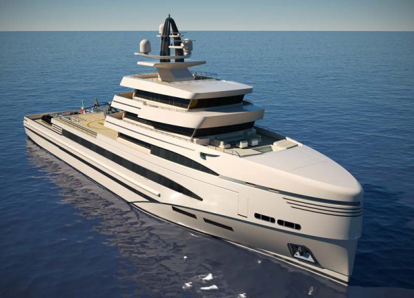 Image for article 85m expedition concept by Rosetti Superyachts