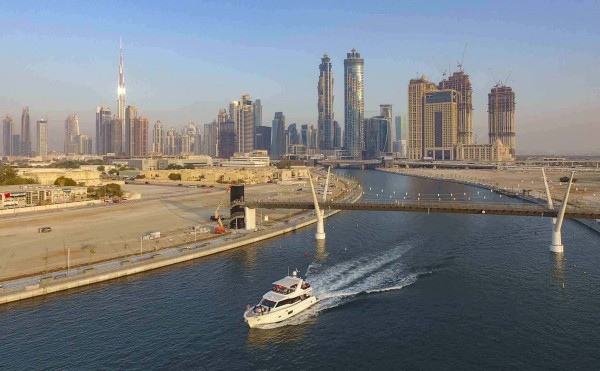 Image for article The Dubai Water Canal: yachting in the UAE