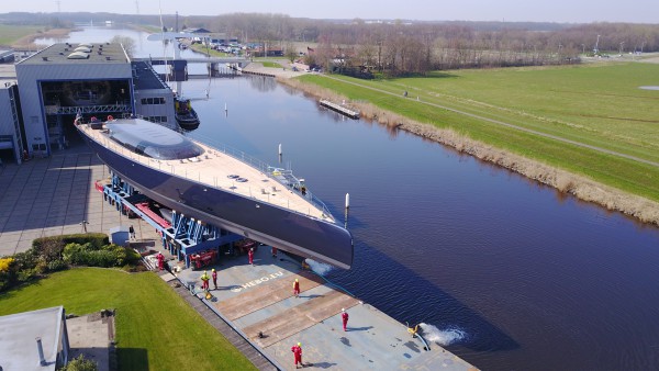 Image for article Royal Huisman launches 58m 'Ngoni'