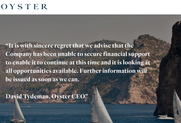 Image for article UPDATE: Oyster Yachts enters administration