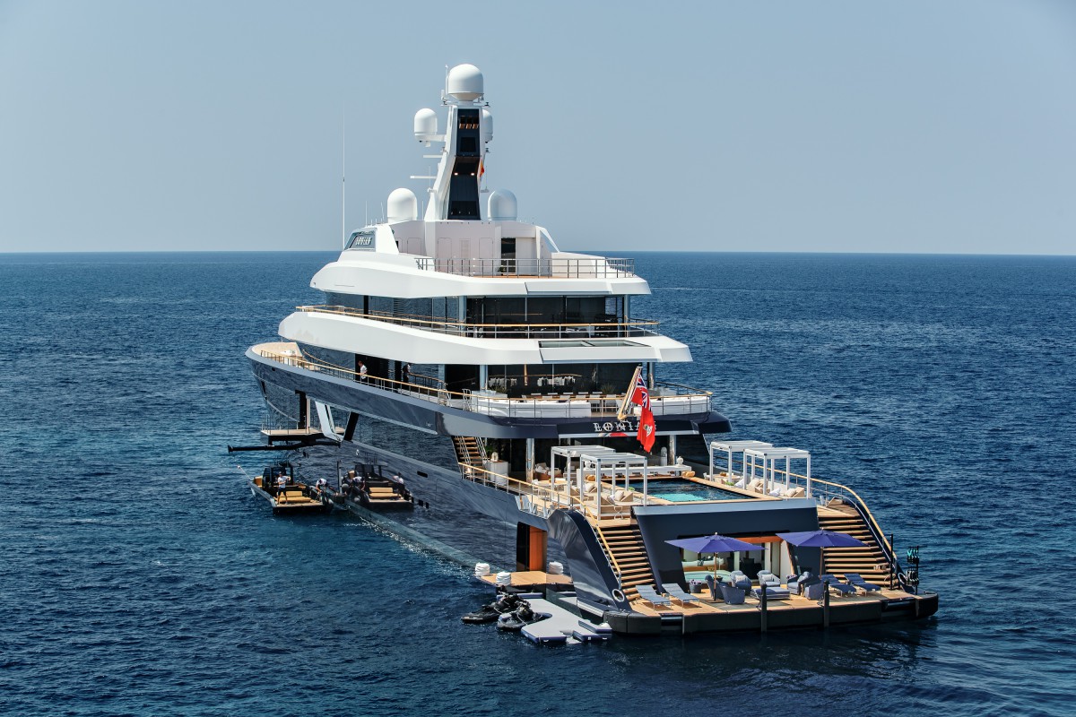 yacht lonian interior