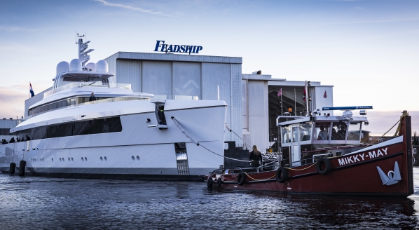 Image for Feadship launches its first vessel of 2019 