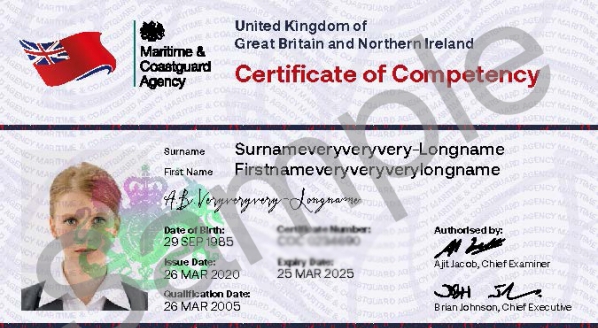 Image for MCA announces new certificates for seafarers