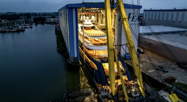 Image for Feadship launches 118m project 1010