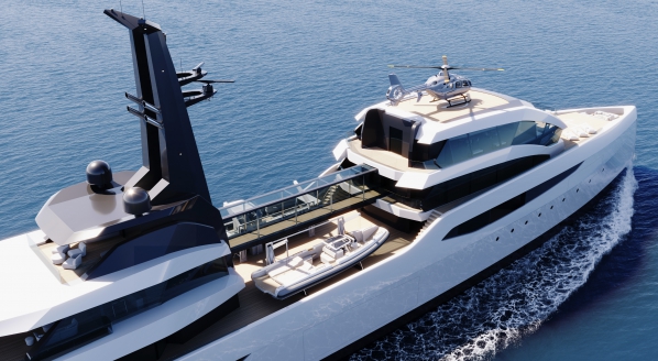 Image for Feadship makes a statement with bizarre new concept