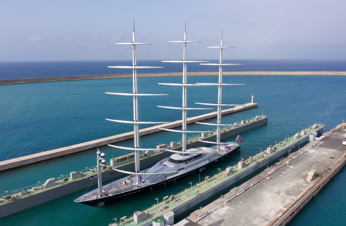 where is the maltese falcon yacht now