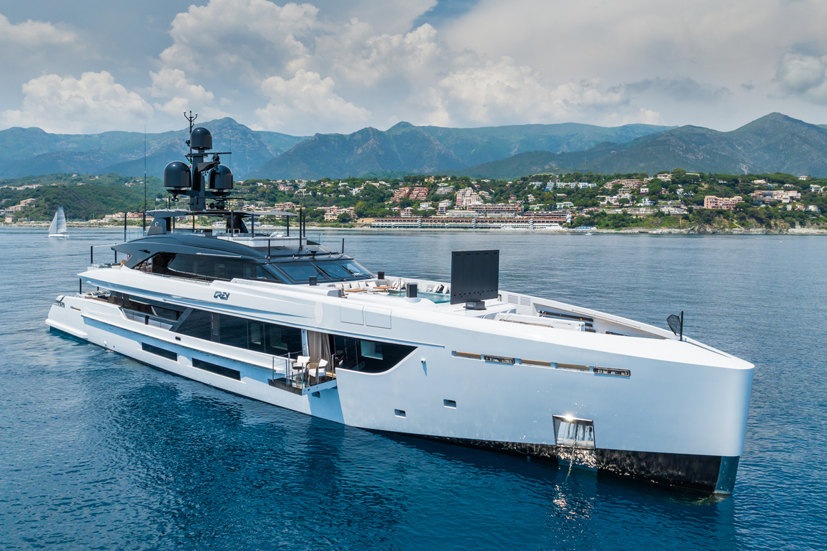 superyacht grey