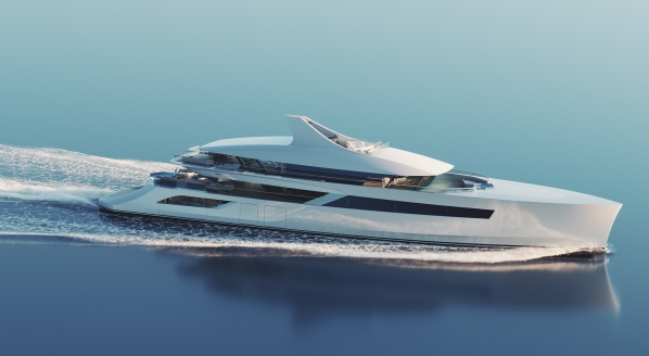 Feadship Unveils Eco-Friendly 75m Yacht 'C' at Monaco Yacht Show