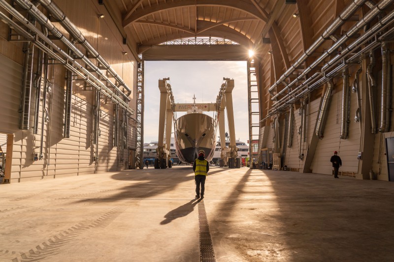 SuperyachtNews.com - Business - Cantiere Rossini announces opening of its  repainting sheds
