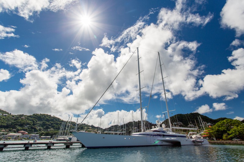 Superyacht Pilar Rossi at Port Louis Marina