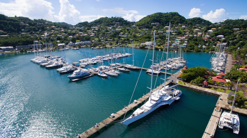 Superyacht Pilar Rossi at Port Louis Marina