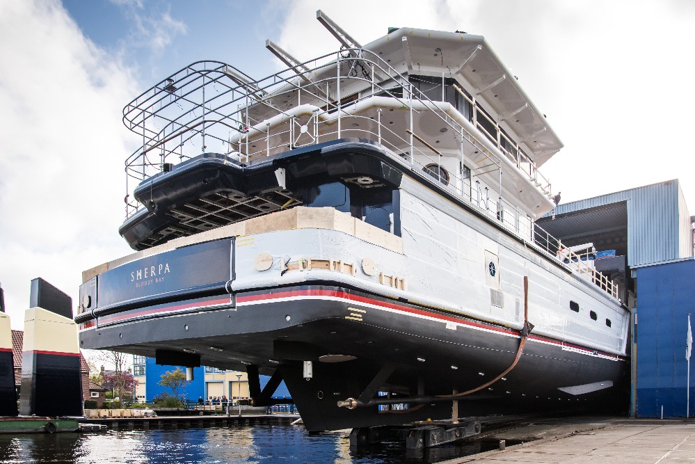 Image for article Feadship launches 74m explorer ‘Sherpa’