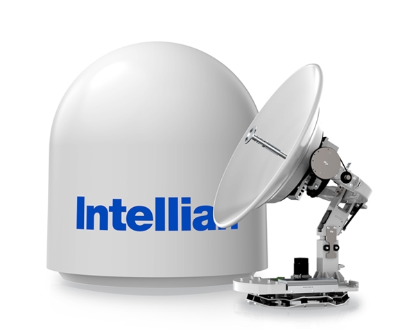 Image for article Intellian unveils new satellite antenna system