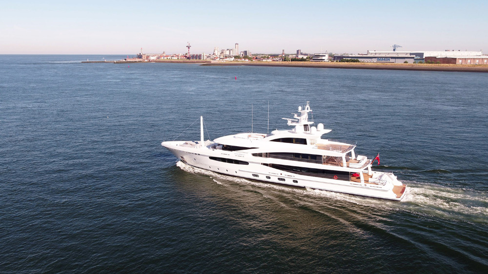 Image for article Amels delivers first hybrid superyacht