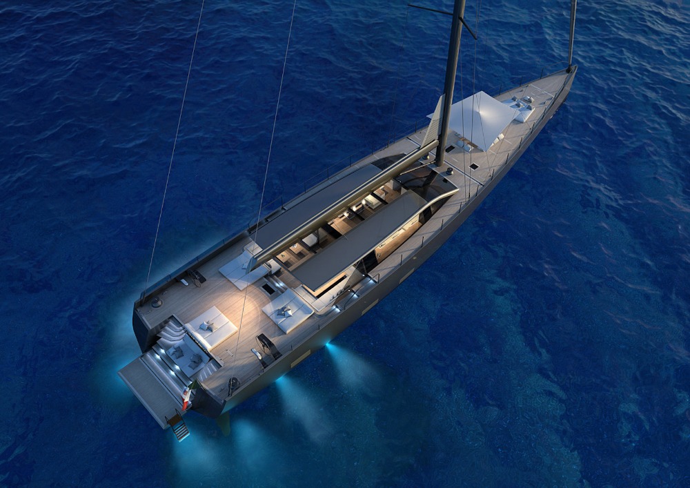 Image for article Perini Navi sells 42m hybrid sailing yacht