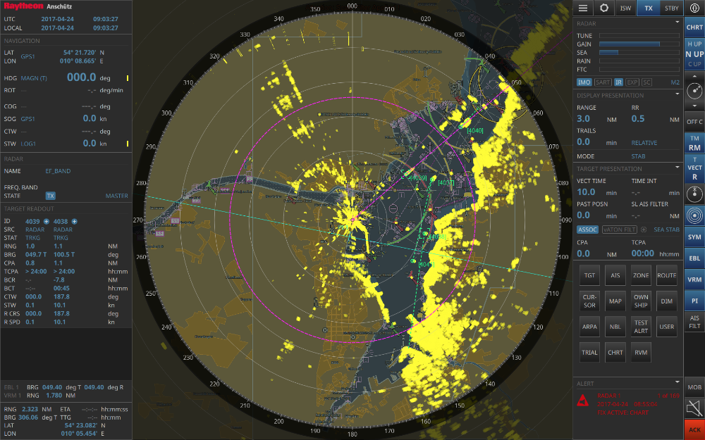 Image for article Raytheon Anschütz unveils next generation radar