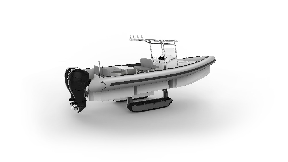 Image for article Iguana Yachts unveils new amphibious rib