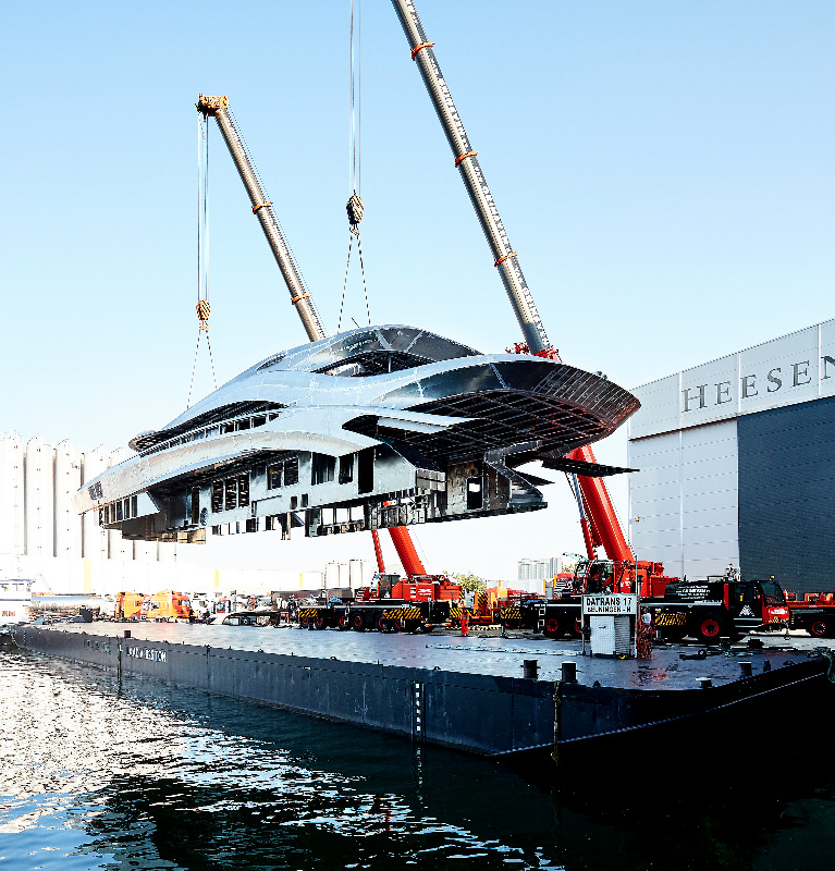 Image for article Heesen's latest project enters next phase of construction