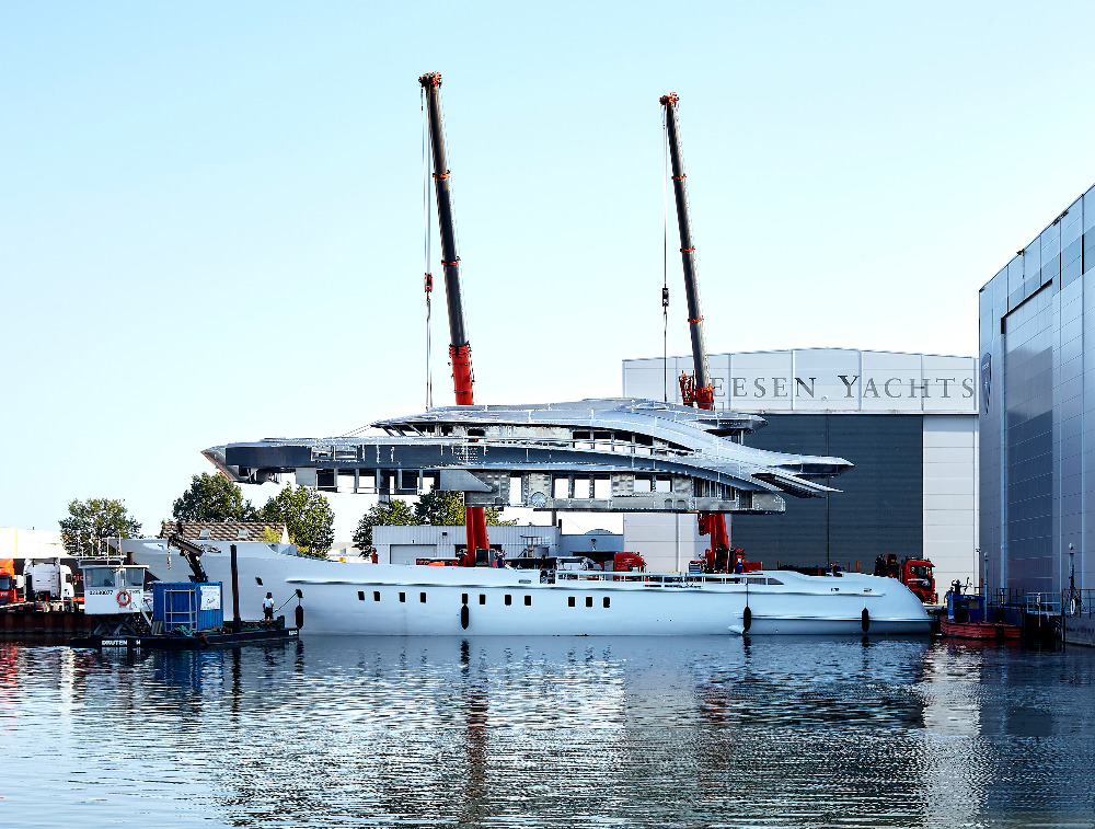 Image for article Heesen's latest project enters next phase of construction