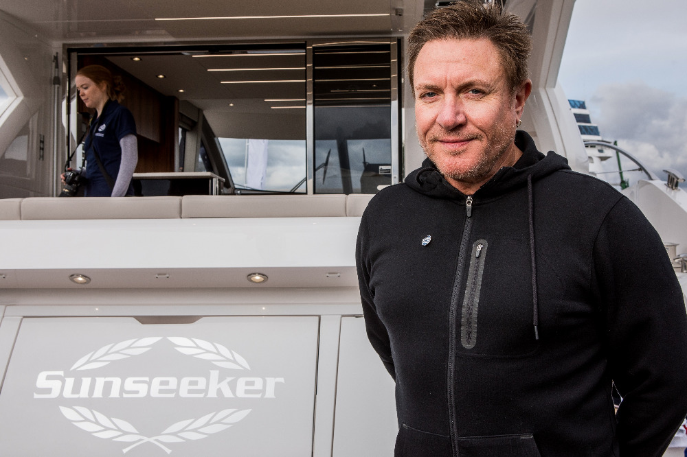 Image for article Simon Le Bon supports Sunseeker and BLUE