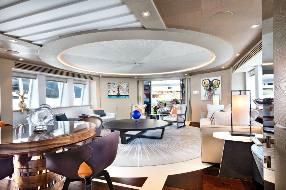 Image for article On display at the MYS: 47m M/Y Book Ends