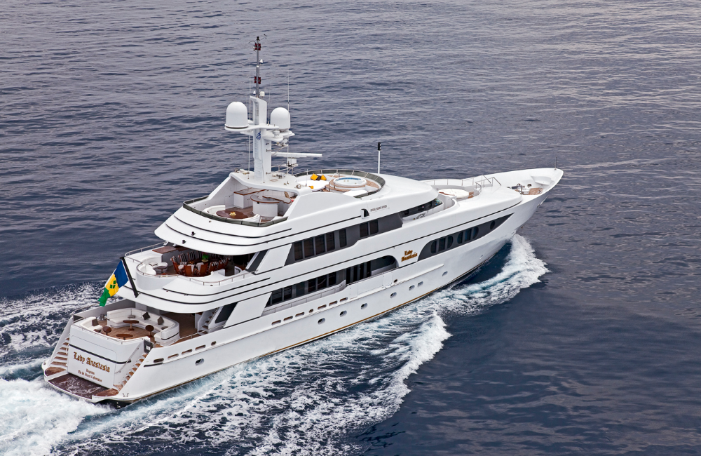 Image for article On display at the MYS: 47.6m M/Y Lady Anastasia