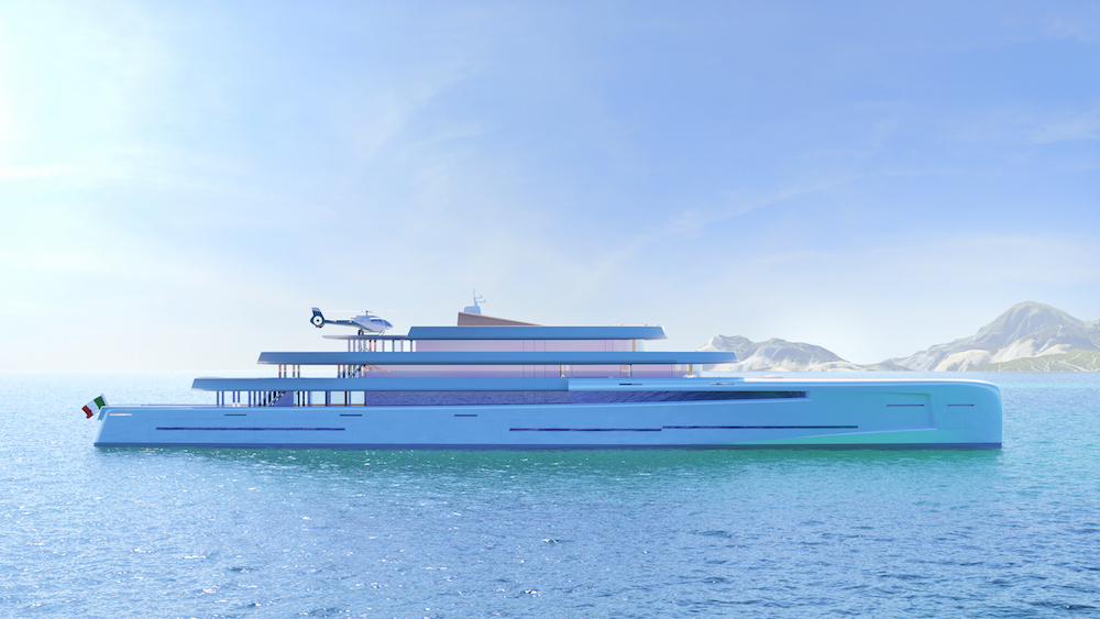 Image for article Fincantieri unveils new 106m superyacht concept