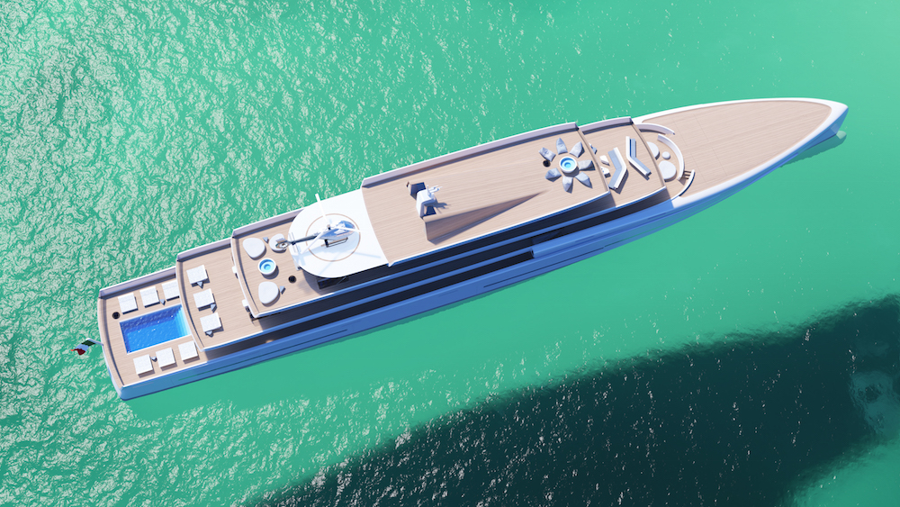 Image for article Fincantieri unveils new 106m superyacht concept