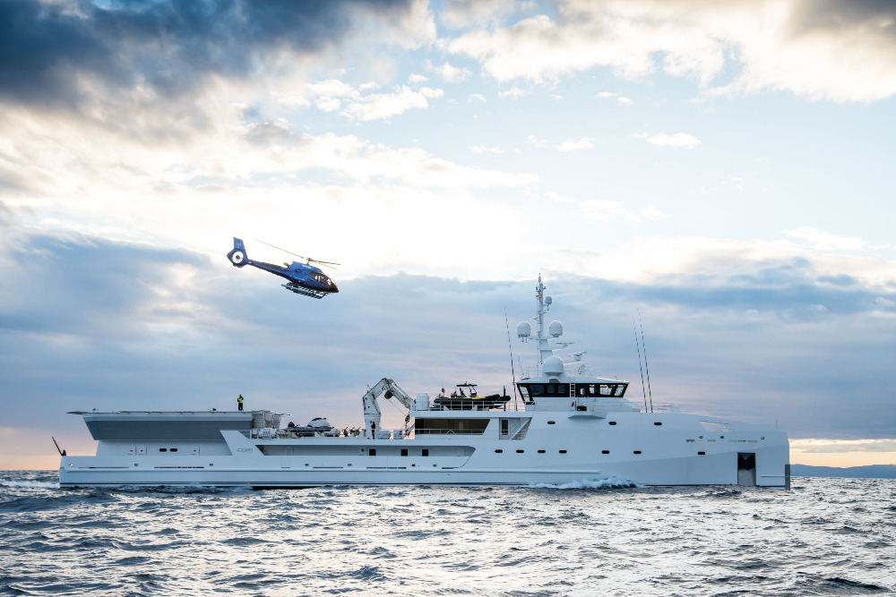 Image for article Damen delivers luxury expedition vessel 'Game Changer'