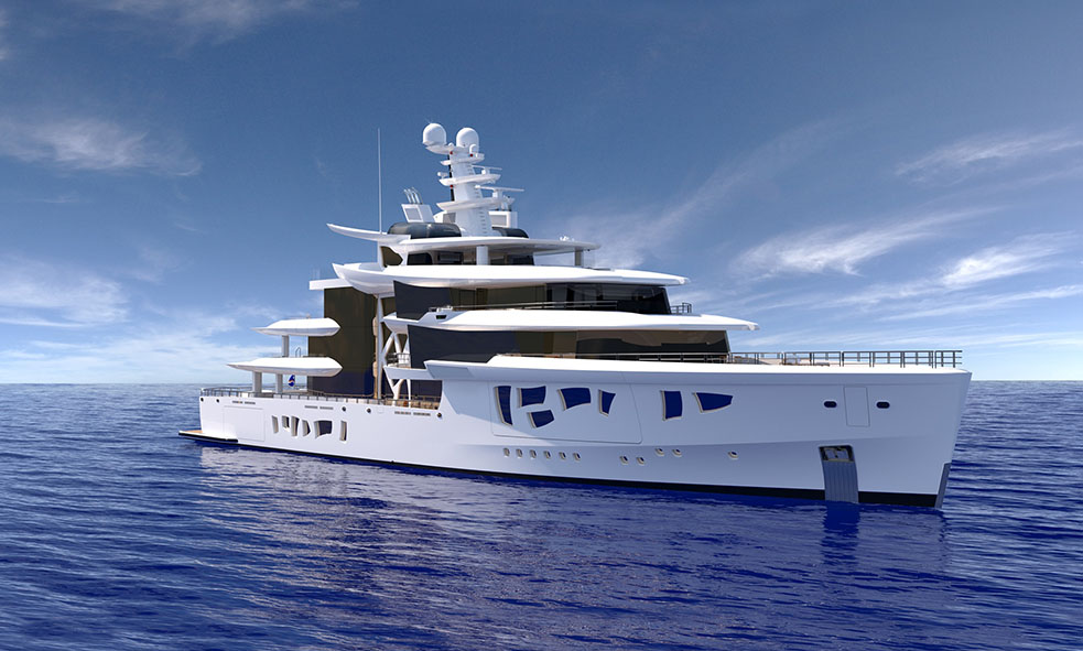 Image for article Flagging 80m M/Y 'Artefact'