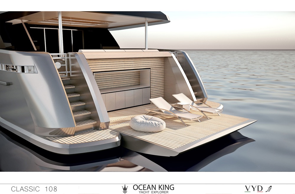 Image for article Ocean King showcases latest New Classic 108 model