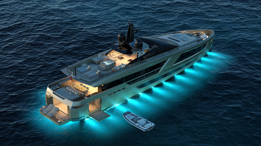 Image for article CCN 40m superyacht on schedule for 2020
