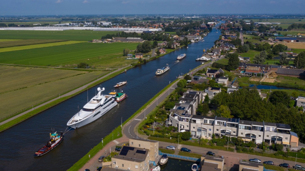 Image for article W arrives at Feadship for six-month refit