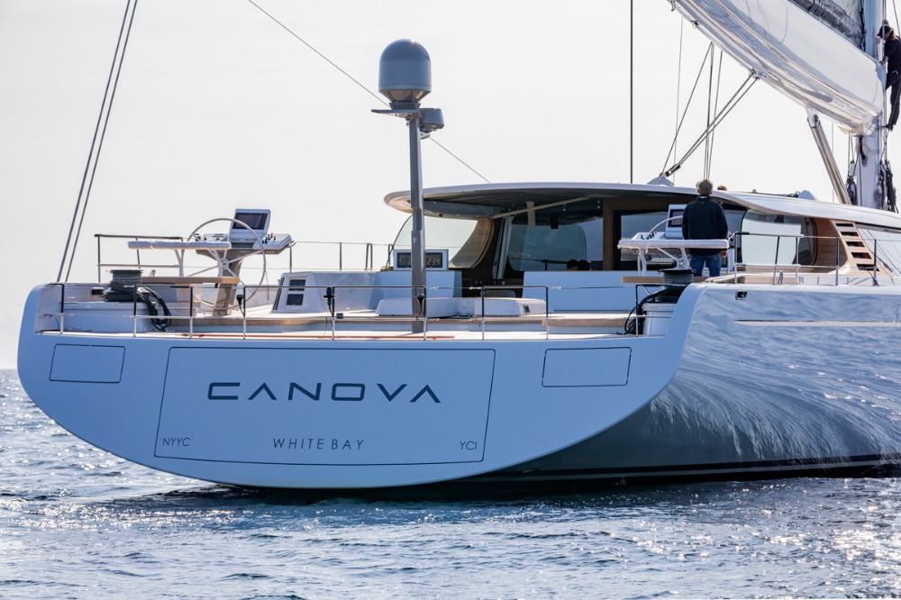 Image for article Sea trials begin for DSS foil-assisted ‘Canova’